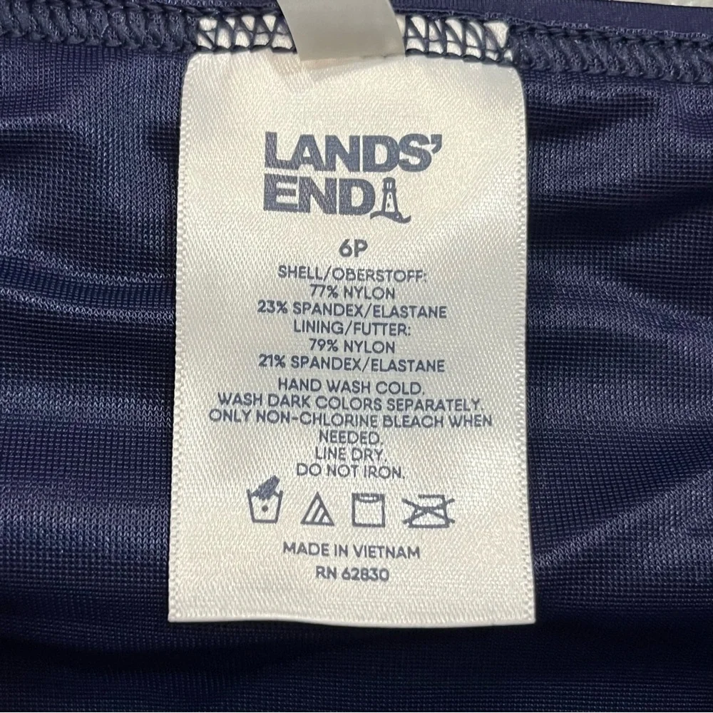 Lands’ End Navy Blue Swim Skirt size 6P